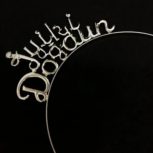 İyi Ki Doğdun Metal Taç Gümüş