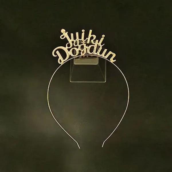 İyi Ki Doğdun Metal Taç Rose Gold