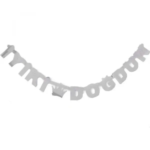 İyi ki Doğdun Yazısı Gümüş (Gri)