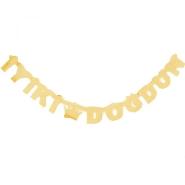 İyi ki Doğdun Yazısı Parlak Gold 160 cm