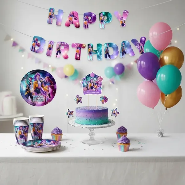 K-Pop Demon Hunters Karton Tabak (8 adet)