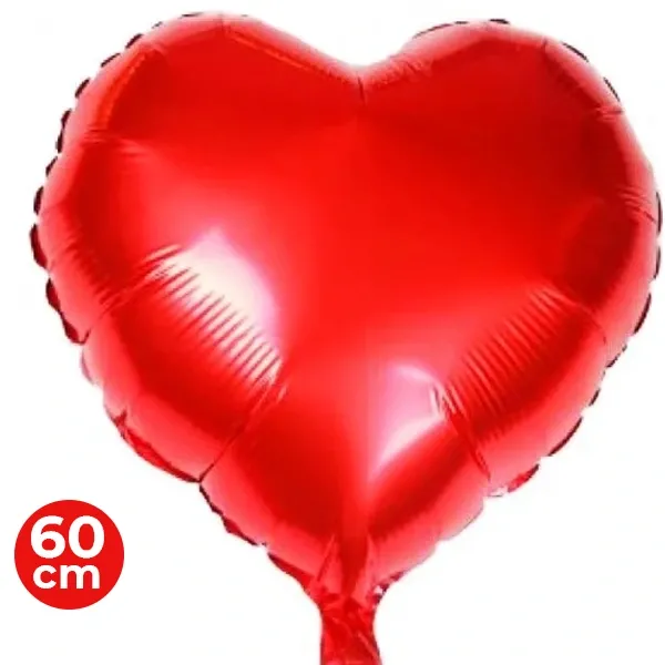 Kalp Folyo Balon (60 cm)
