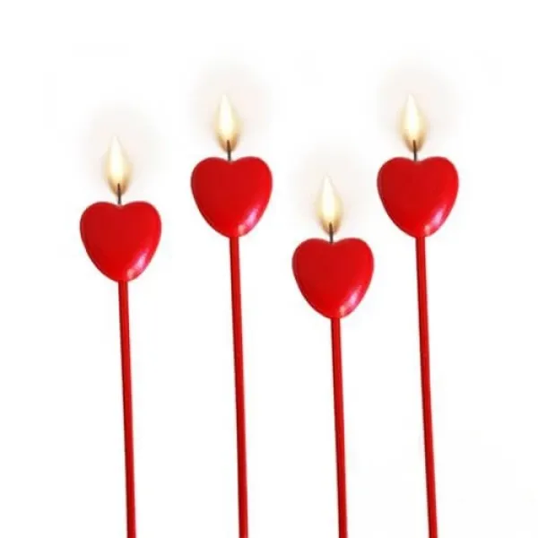 Kalpli Çubuklu Mum (4 Adet)