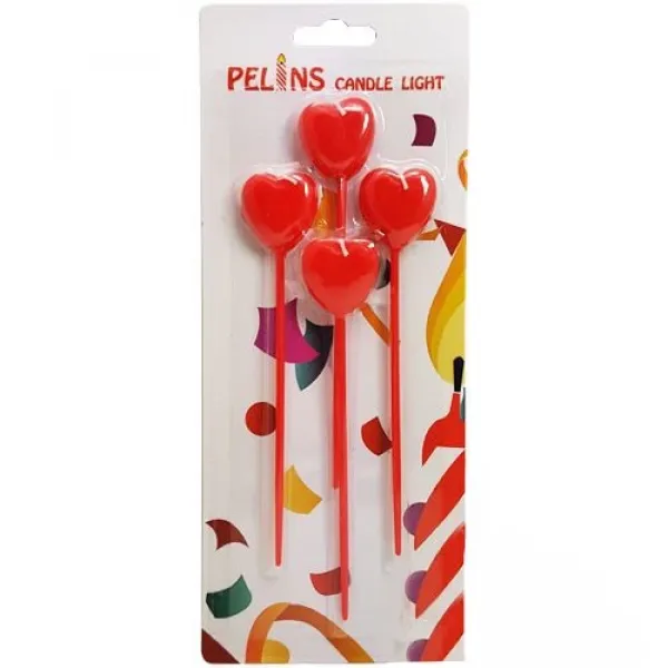 Kalpli Çubuklu Mum (4 Adet)