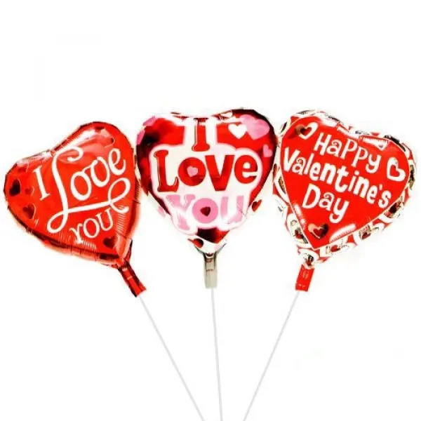 Kalpli I Love You Folyo Balon 3 Adet (45 cm)