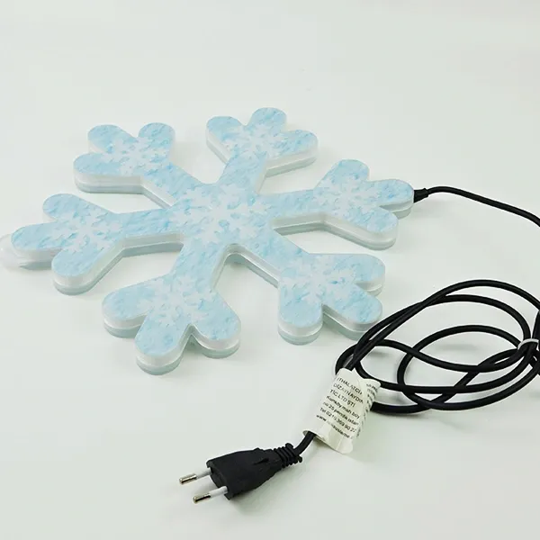 Kar Tanesi Beyaz Desenli Led ışık (30 cm 1 Adet)