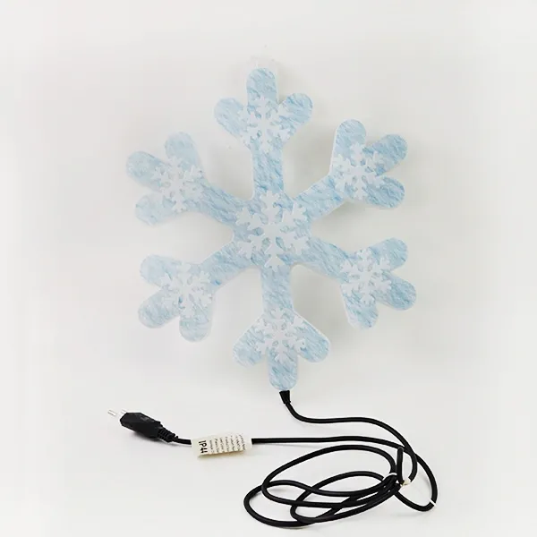 Kar Tanesi Beyaz Desenli Led ışık (30 cm 1 Adet)