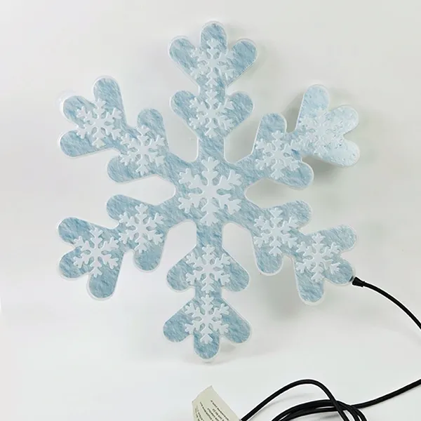 Kar Tanesi Beyaz Desenli Led ışık (40 cm 1 Adet)