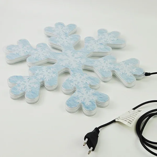 Kar Tanesi Beyaz Desenli Led ışık (40 cm 1 Adet)