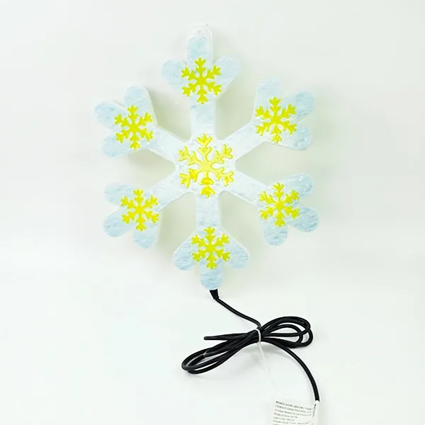 Kar Tanesi Gold Desenli Led ışık (30 cm 1 Adet)