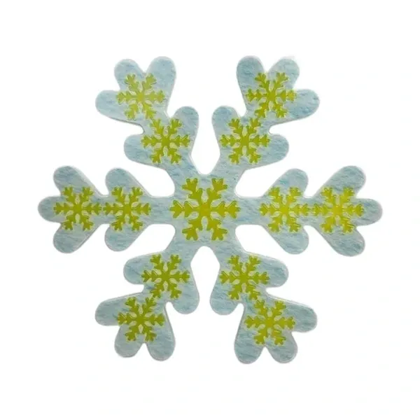 Kar Tanesi Gold Desenli (40 cm 1 Adet)