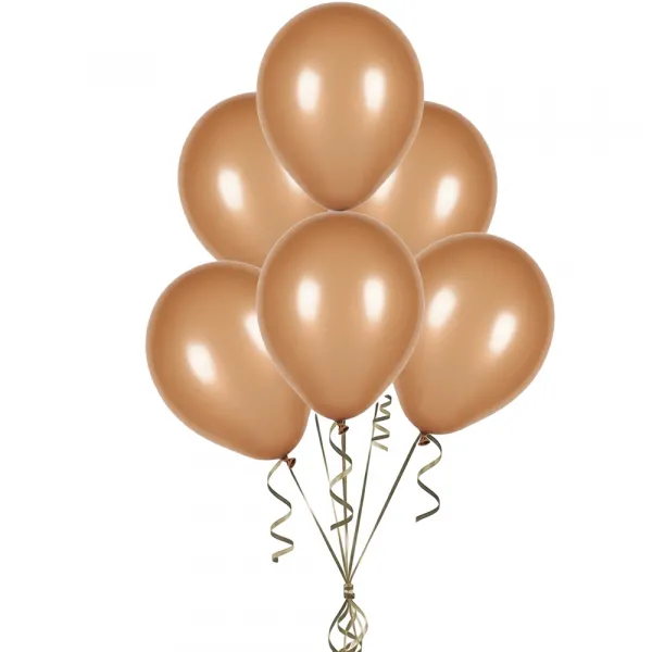 Karamel Rengi Pastel Balon 100 Adet