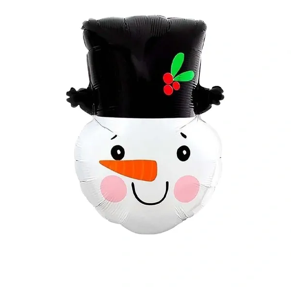 Kardan Adam Kafa Folyo Balon (58x42) cm