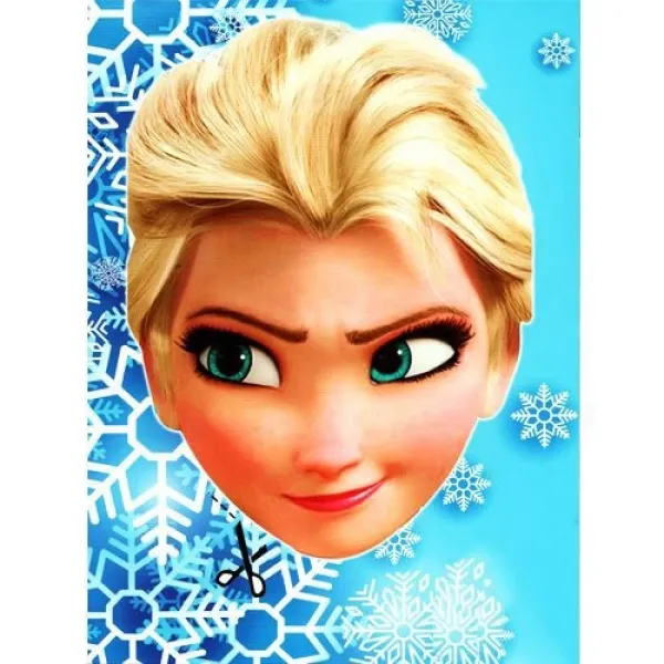 16 Sayfa Frozen Elsa - Anna Boyama Kitabı Stickerlı 1 Adet