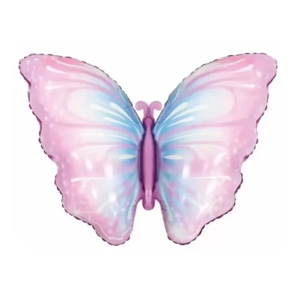 Kelebek Folyo Balon Pembe (82x52 cm)