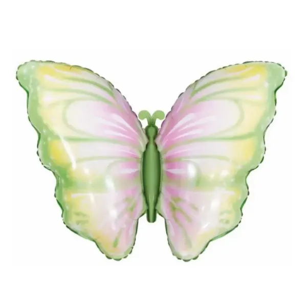 Kelebek Folyo Balon Yeşil (82x52 cm)