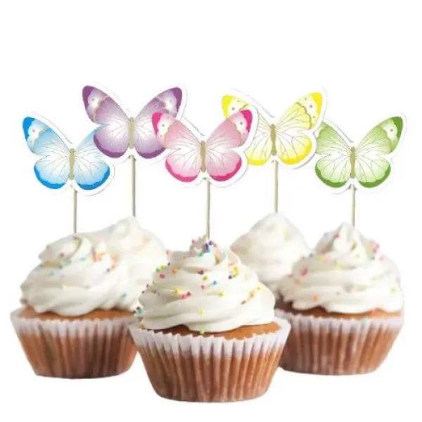 Kelebek Temalı Kürdan 10 adet