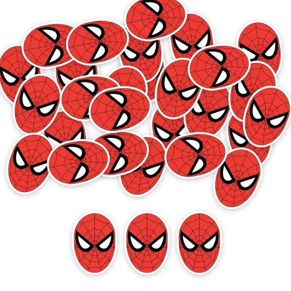 Spiderman Temalı Masa Konfetisi (30 Adet)