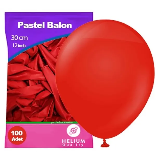 Kırmızı Balon 100 Adet