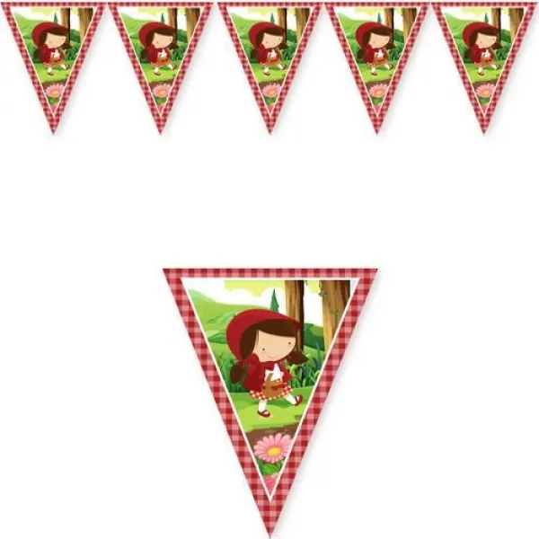 Kırmızı Başlıklı Kız Flama Bayrak 2 Metre