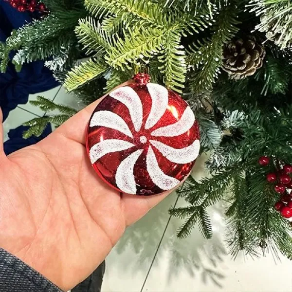 Kırmızı Beyaz Lolipop Şeker Süs 2 Adet