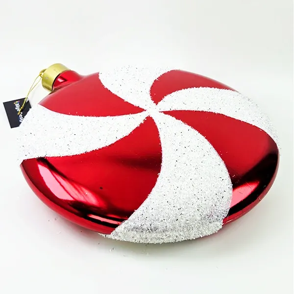 Kırmızı Beyaz Şeker Süs (40 cm 1 Adet)