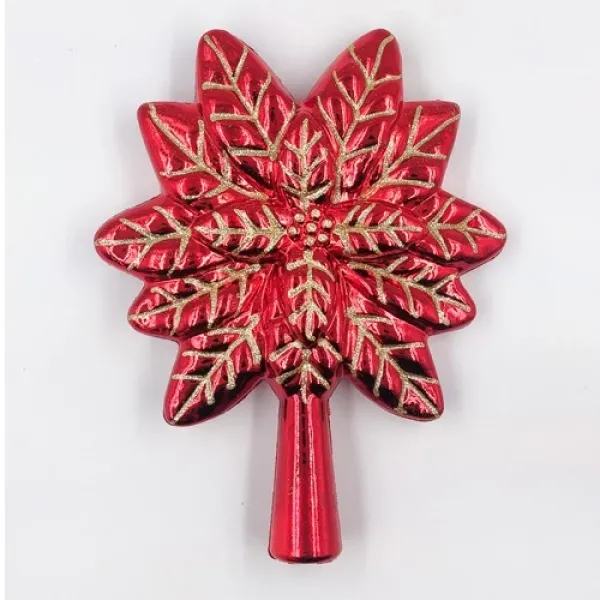 Kırmızı Çam Ağacı Tepe Süs 23 cm 1 Adet