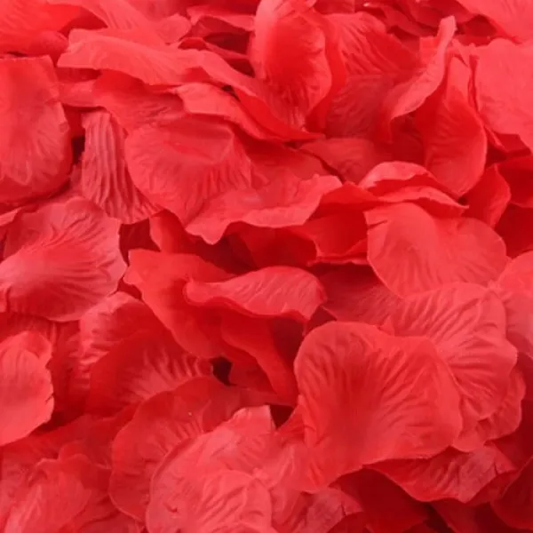 Kırmızı Gül Yaprağı Yapay (100 Adet)