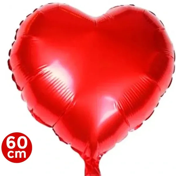 Kırmızı Kalp Folyo Balon (60 cm)