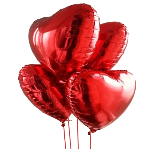 Kırmızı Kalp Folyo Balon (60 cm)