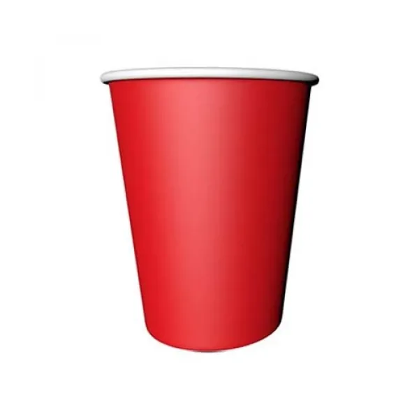 Kırmızı Karton Bardak (8 adet)