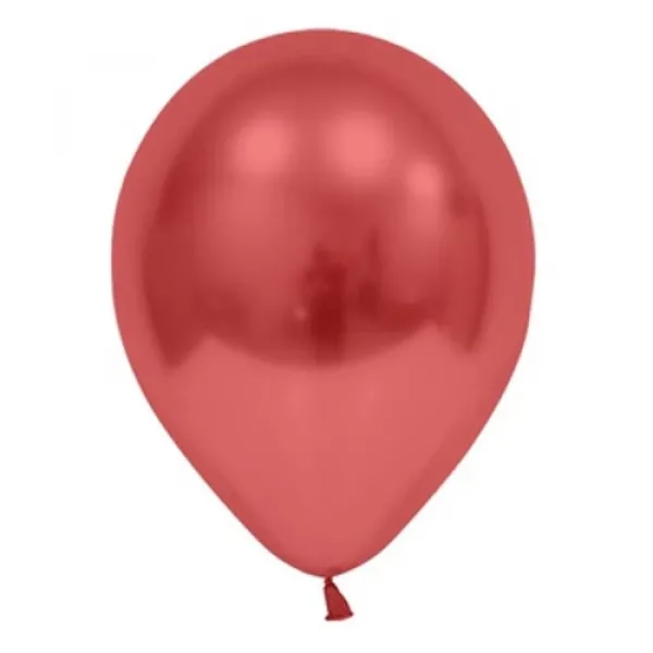 Kırmızı Krom Balon 5 Adet (30 cm)