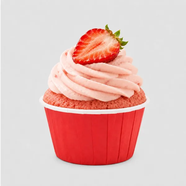 Kırmızı Muffin Kek Kapsülü (25 adet)