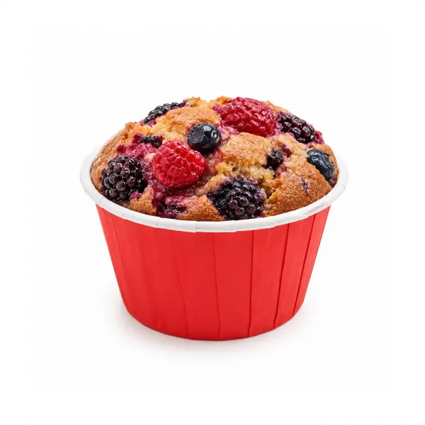 Kırmızı Muffin Kek Kapsülü (25 adet)
