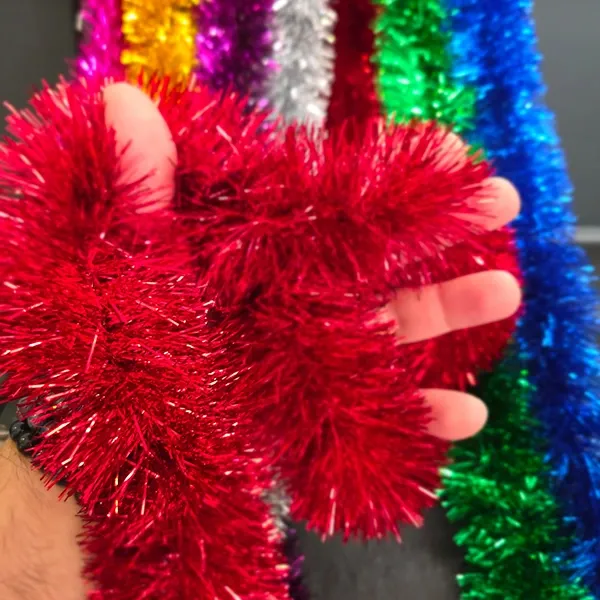 Kırmızı Sim Süs 6.5 cm (2 Metre)