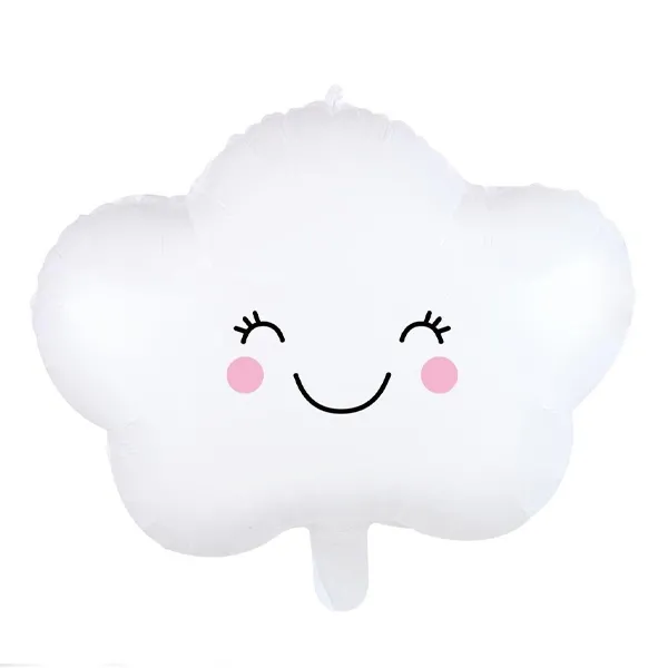 Kirpikli Bulut Folyo Balon 75x55 cm