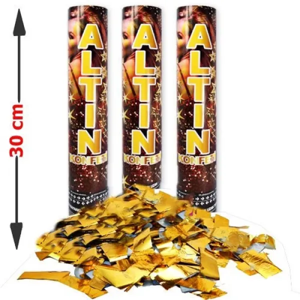 Konfeti Gold 30 cm