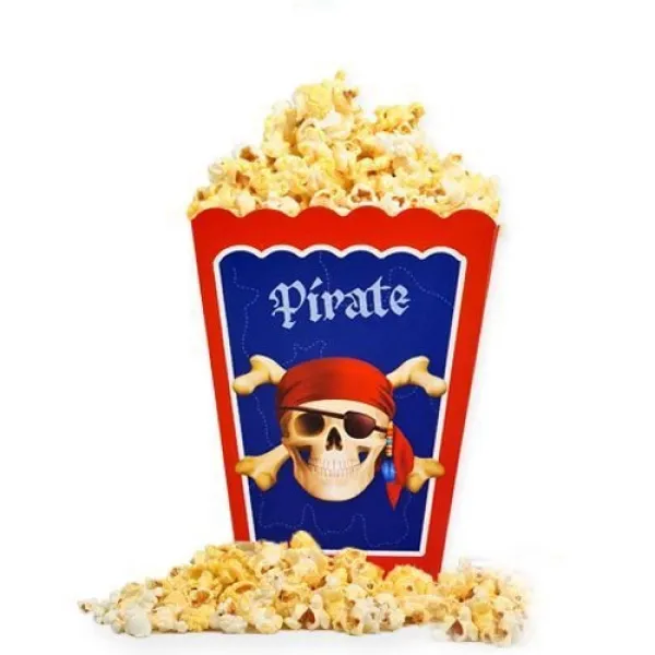 Korsan Temalı Mısır Kutusu 8 Adet