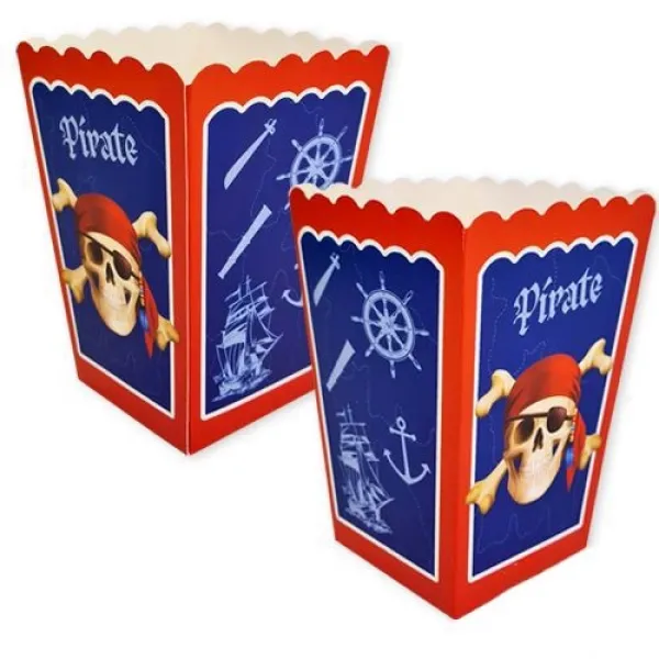 Korsan Temalı Mısır Kutusu 8 Adet