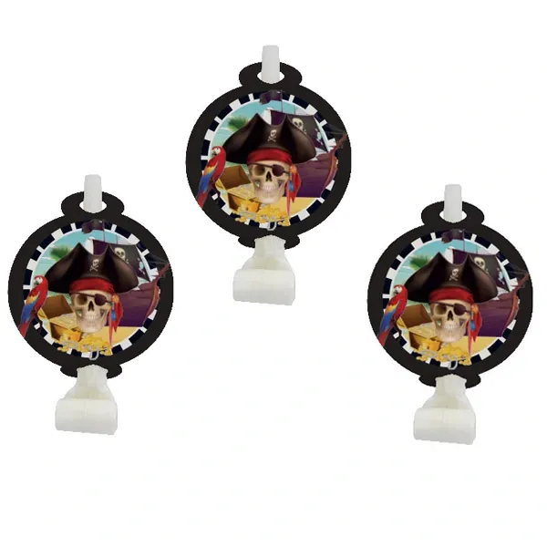 Korsan Temalı Parti Düdüğü (6 adet)