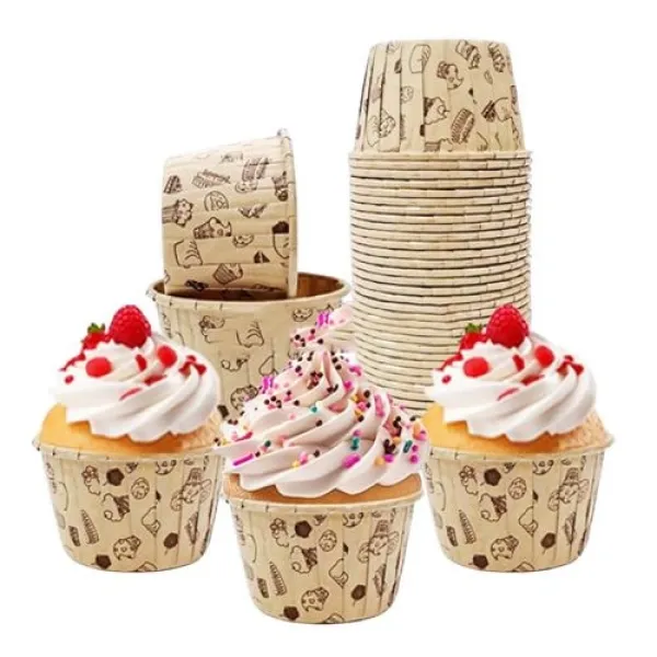 Kraft Desenli Muffin Kek Kapsülü (25 adet)