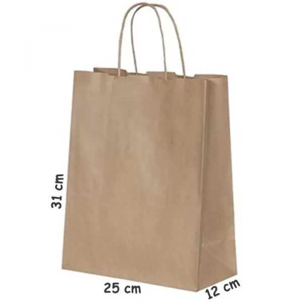 Kraft Kağıt Çanta (25*31 cm)