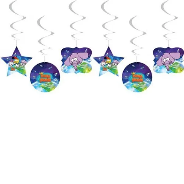 Kral Şakir Uzayda Asmalı Tavan Süsü 6 Adet