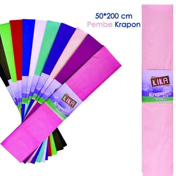 Krapon Kağıdı Pembe 1 Adet