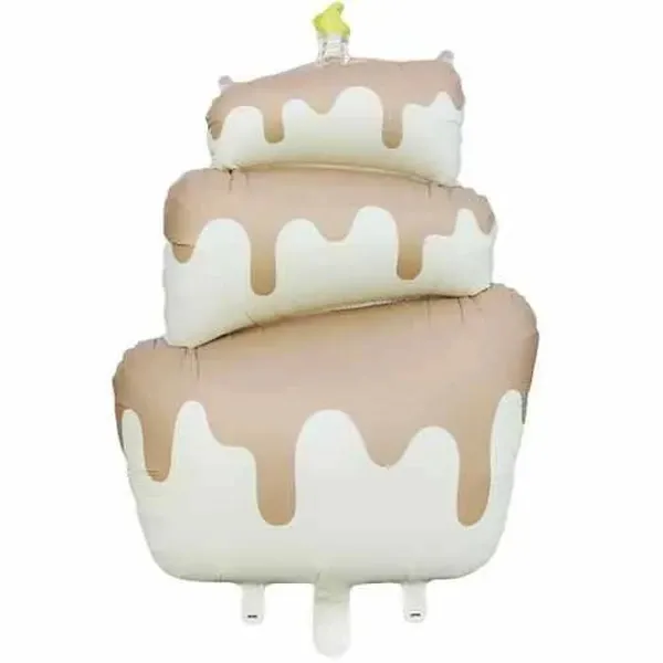 Krem Renk Pasta Folyo Balon 90*55 cm