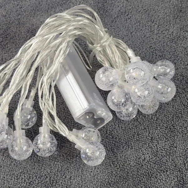 Kristal Görünümlü Top Led ışık Pilli Gün ışığı (3 metre)