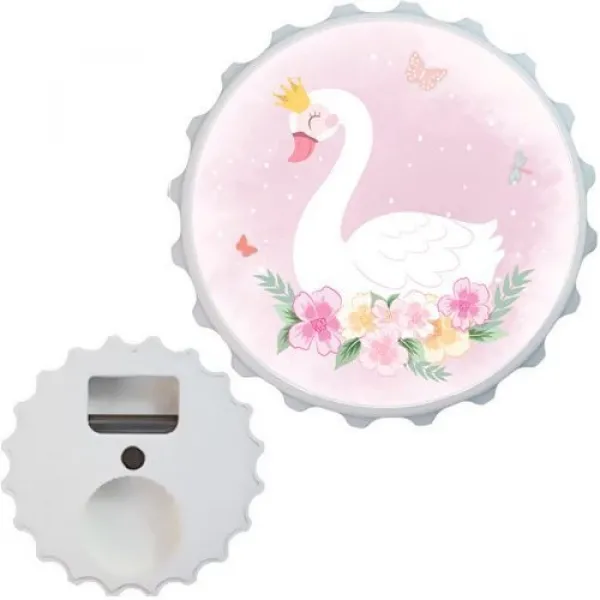 Kuğu Temalı Açacak Magnet 7cm