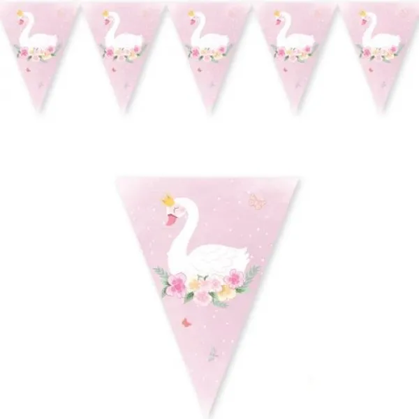 Kuğu Temalı Flama Bayrak 2 Metre