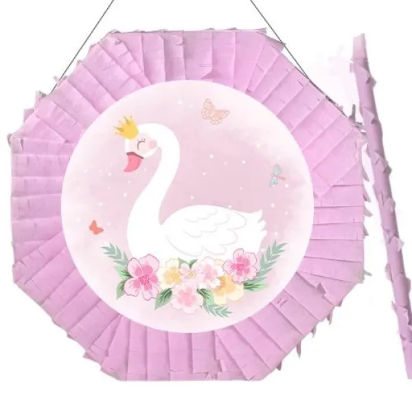 Kuğu Temalı Pinyata 42 cm + Sopası