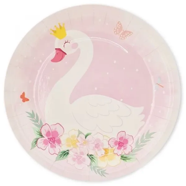 Kuğu Temalı Tabak 8 adet